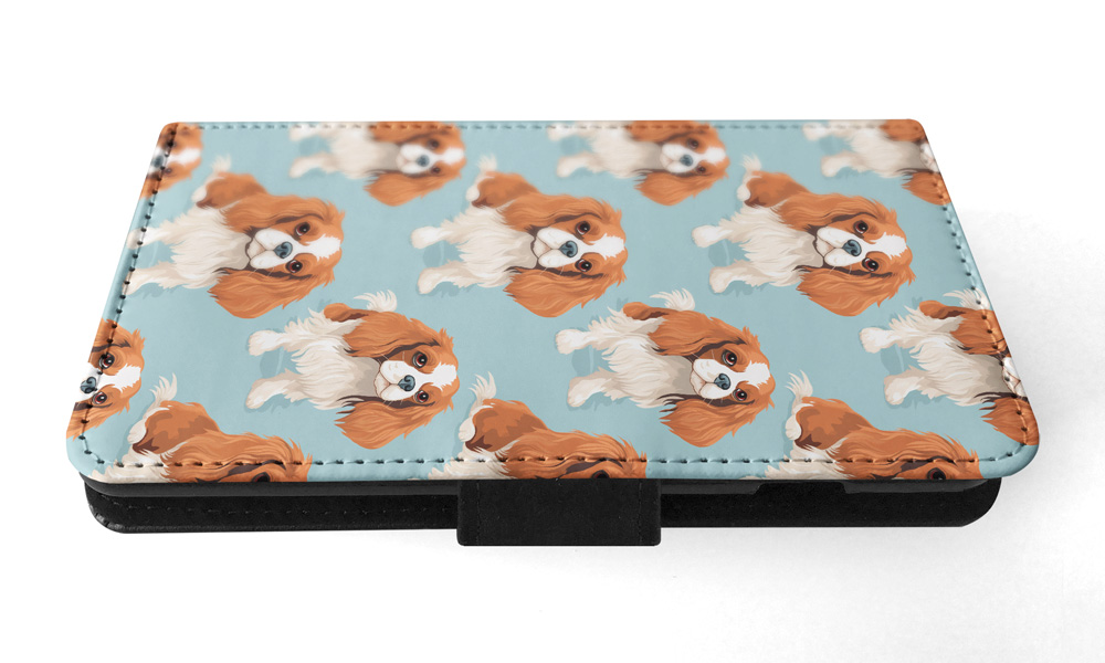 FUNDA ABATIBLE PARA SAMSUNG GALAXY|CAVALIER KING CHARLES SPANIEL PERRO PATRÓN #A2 - Imagen 11 de 36