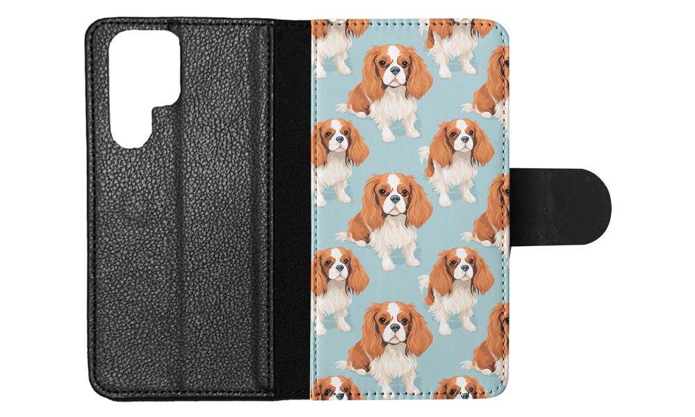 FUNDA ABATIBLE PARA SAMSUNG GALAXY|CAVALIER KING CHARLES SPANIEL PERRO PATRÓN #A2 - Imagen 12 de 36