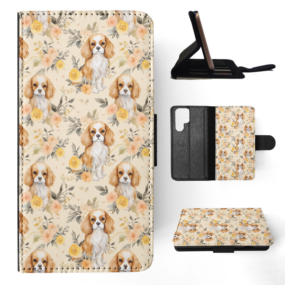 FUNDA ABATIBLE PARA SAMSUNG GALAXY|CAVALIER KING CHARLES SPANIEL PERRO PATRÓN #A2 - Imagen 23 de 36
