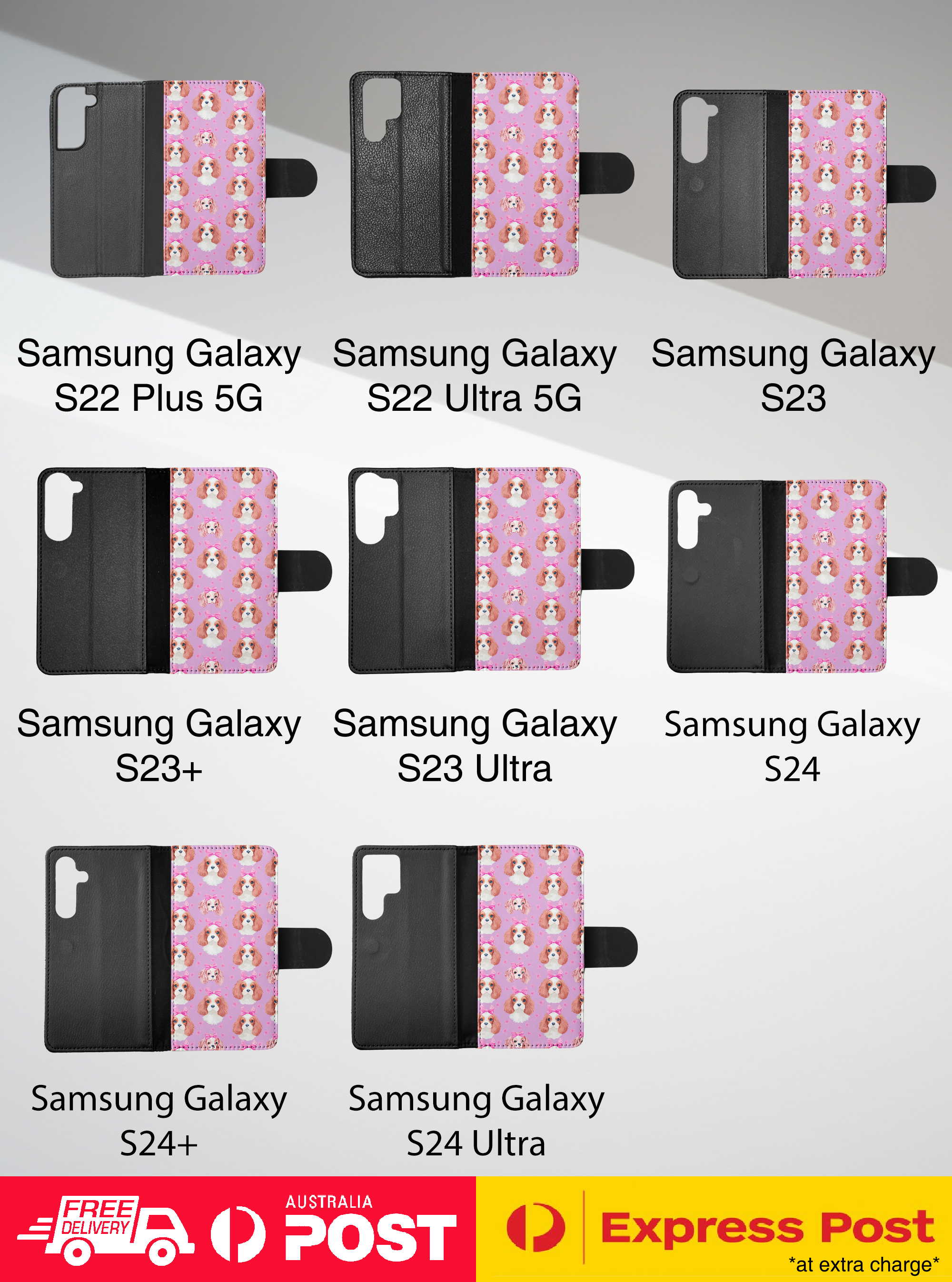 FUNDA ABATIBLE PARA SAMSUNG GALAXY|CAVALIER KING CHARLES SPANIEL PERRO PATRÓN #A2 - Imagen 22 de 36