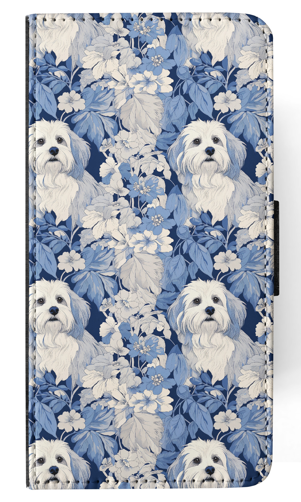 FUNDA ABATIBLE PARA SAMSUNG GALAXY|PATRÓN DE PERRO HABANERO #A1 - Imagen 10 de 36