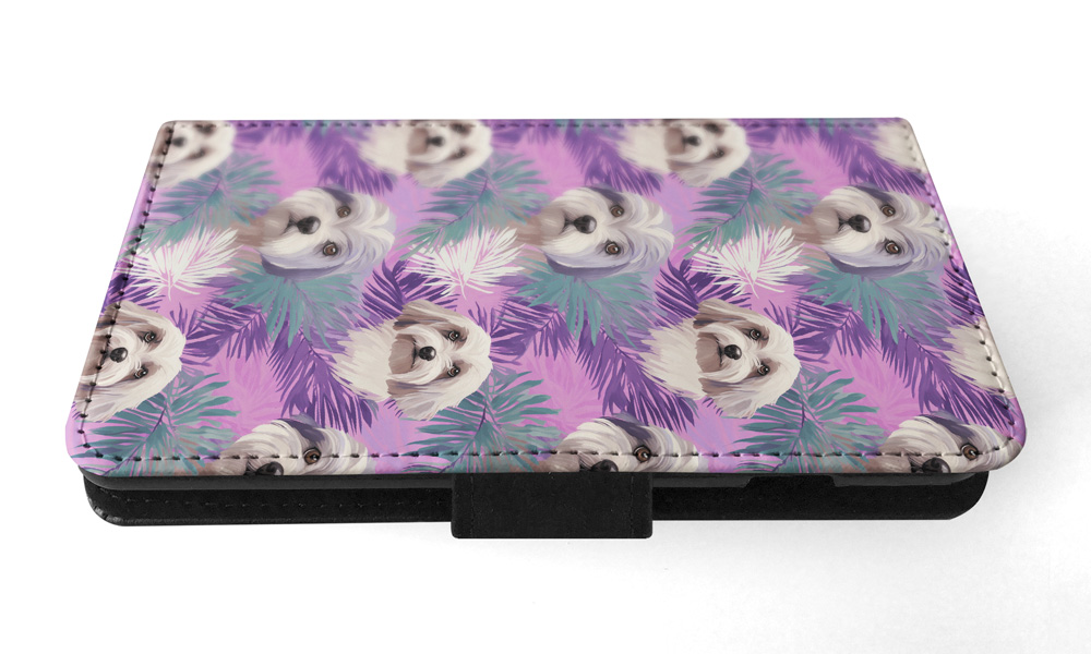 FUNDA ABATIBLE PARA SAMSUNG GALAXY|PATRÓN DE PERRO HABANERO #A1 - Imagen 18 de 36