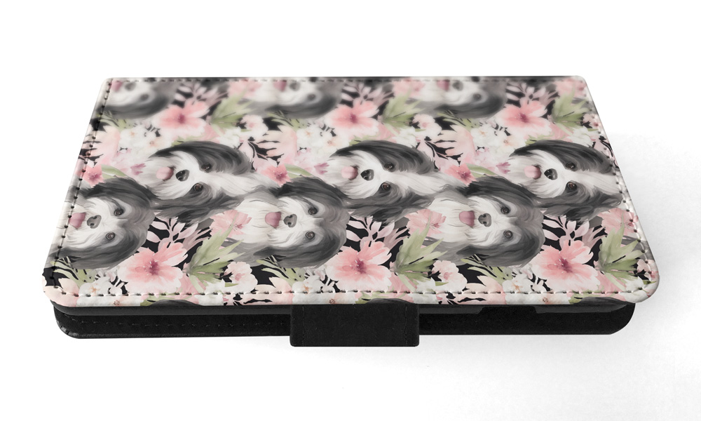 FUNDA ABATIBLE PARA SAMSUNG GALAXY|PATRÓN DE PERRO HABANERO #A1 - Imagen 25 de 36