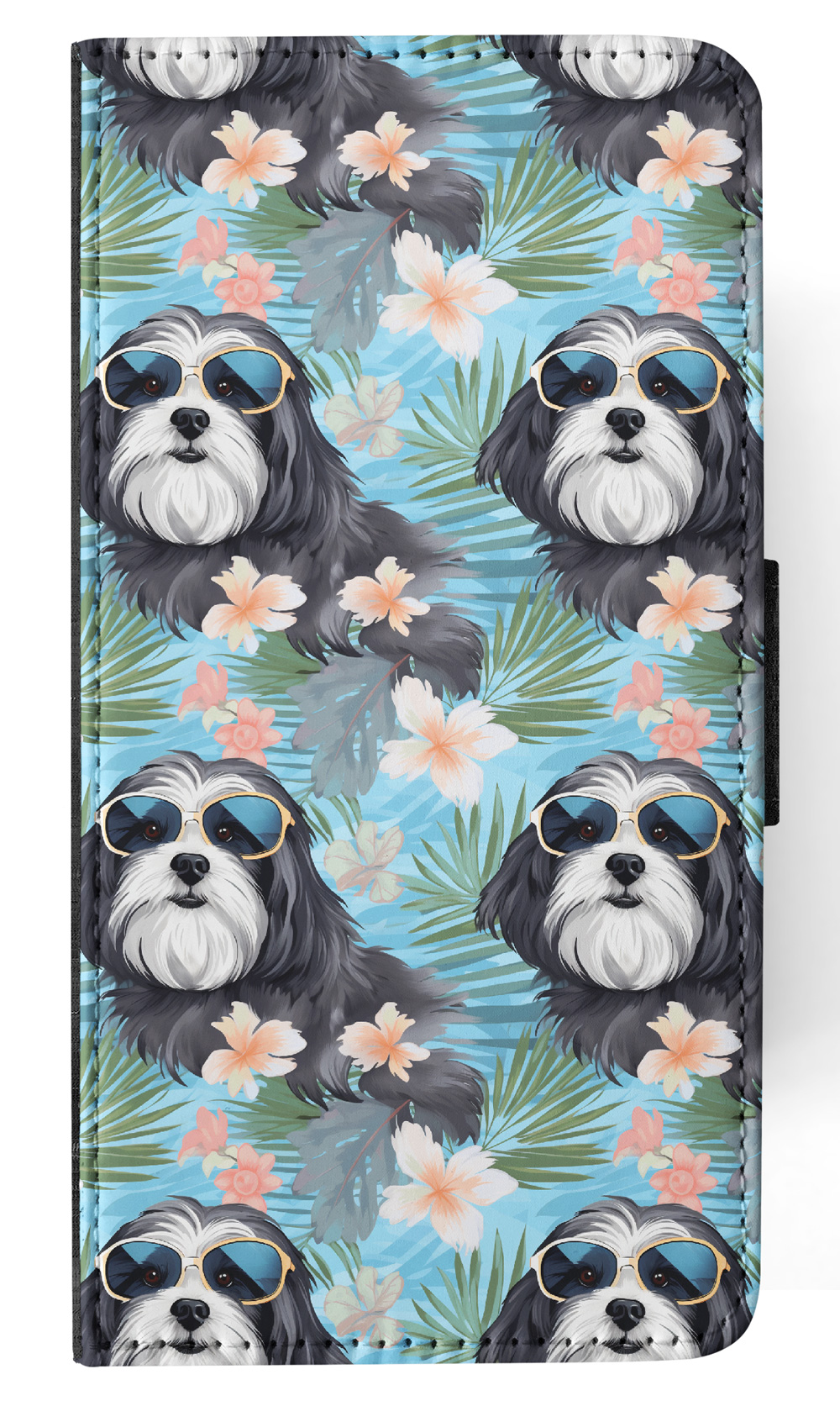 FUNDA ABATIBLE PARA SAMSUNG GALAXY|PATRÓN DE PERRO HABANERO #A1 - Imagen 31 de 36