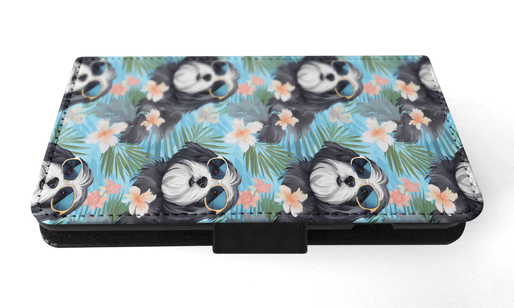 FUNDA ABATIBLE PARA SAMSUNG GALAXY|PATRÓN DE PERRO HABANERO #A1 - Imagen 32 de 36