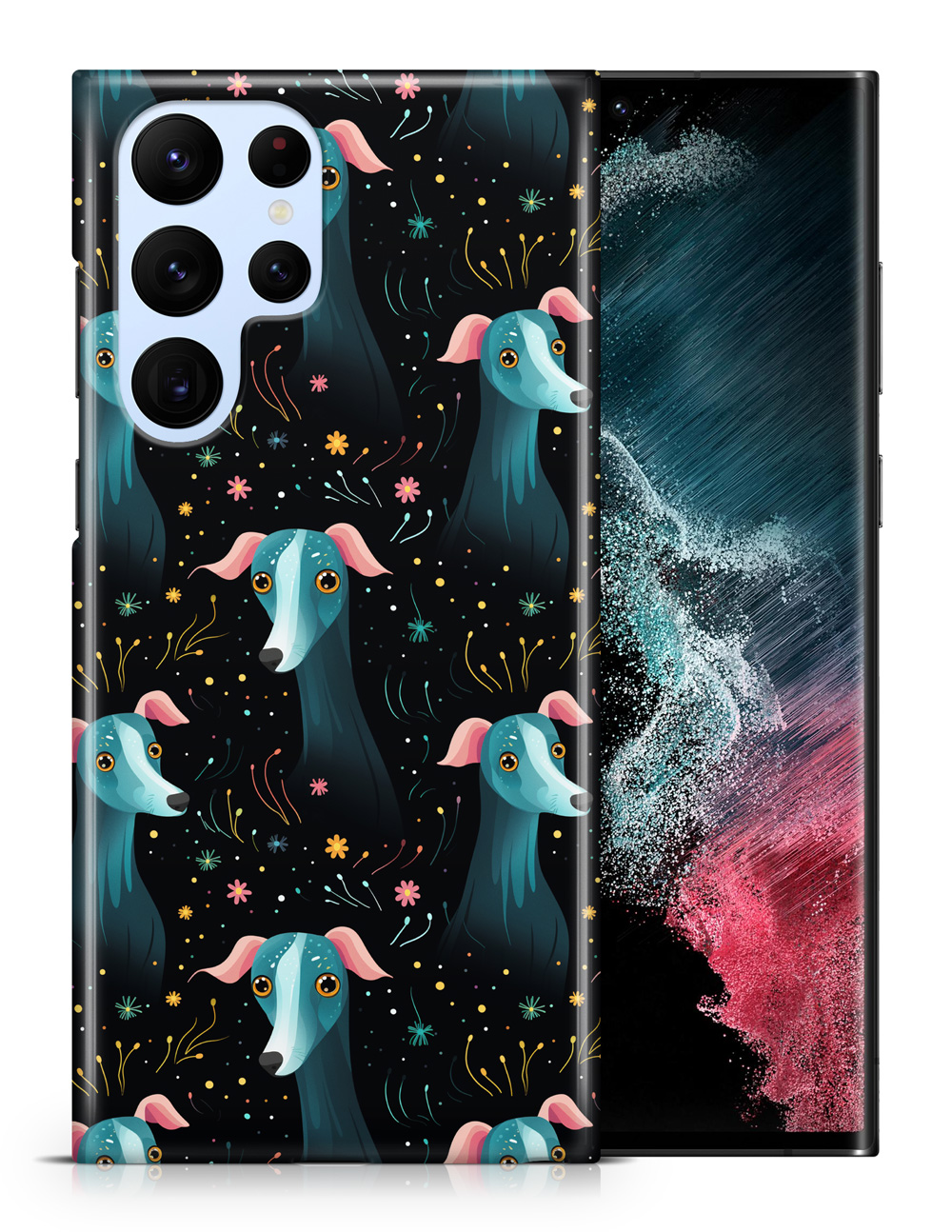 CASE COVER FOR SAMSUNG GALAXY|GREYHOUND PUPPY DOG CANINE PATTERN #A1 - Picture 12 of 20