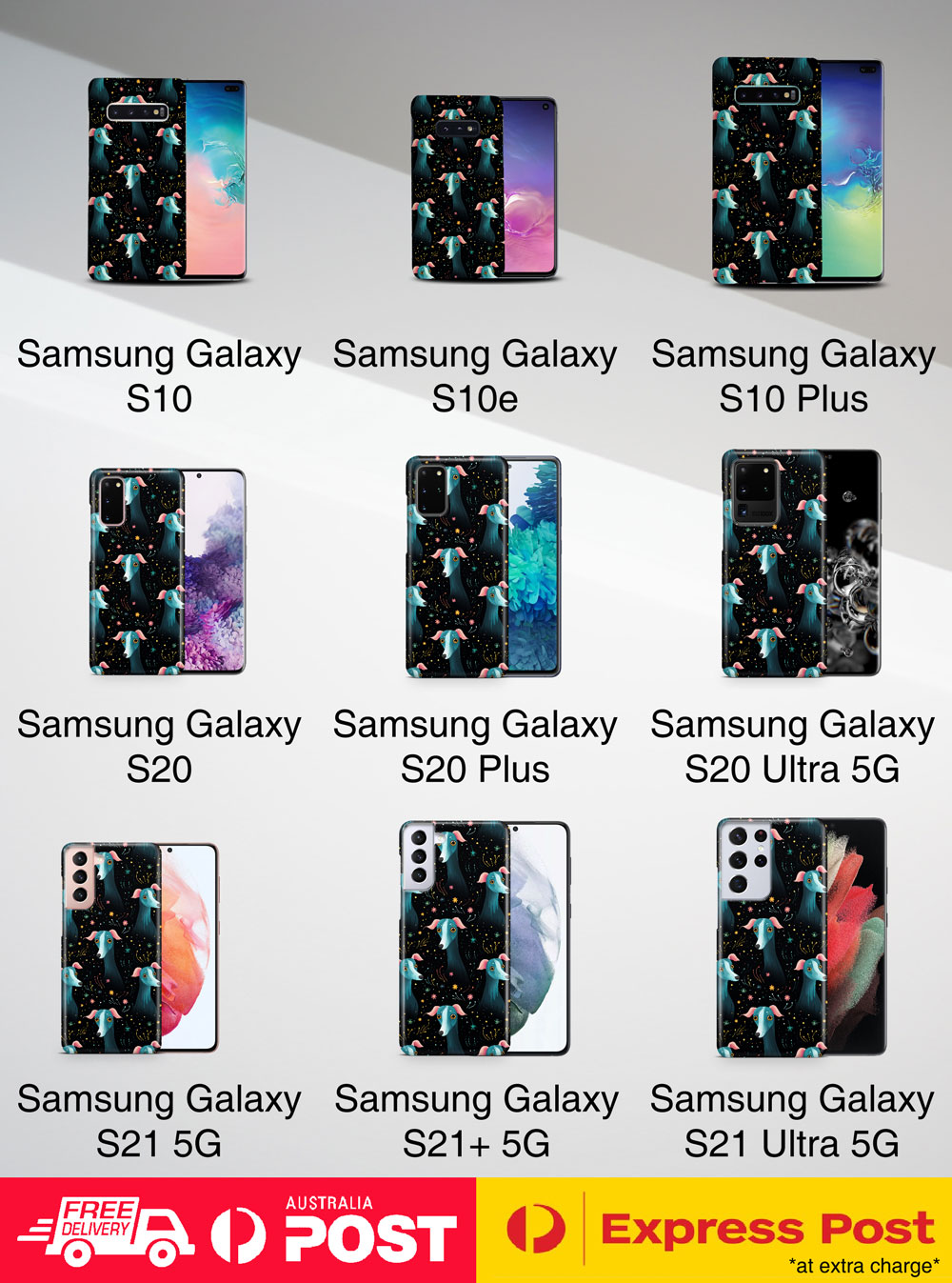 CASE COVER FOR SAMSUNG GALAXY|GREYHOUND PUPPY DOG CANINE PATTERN #A1 - Picture 13 of 20