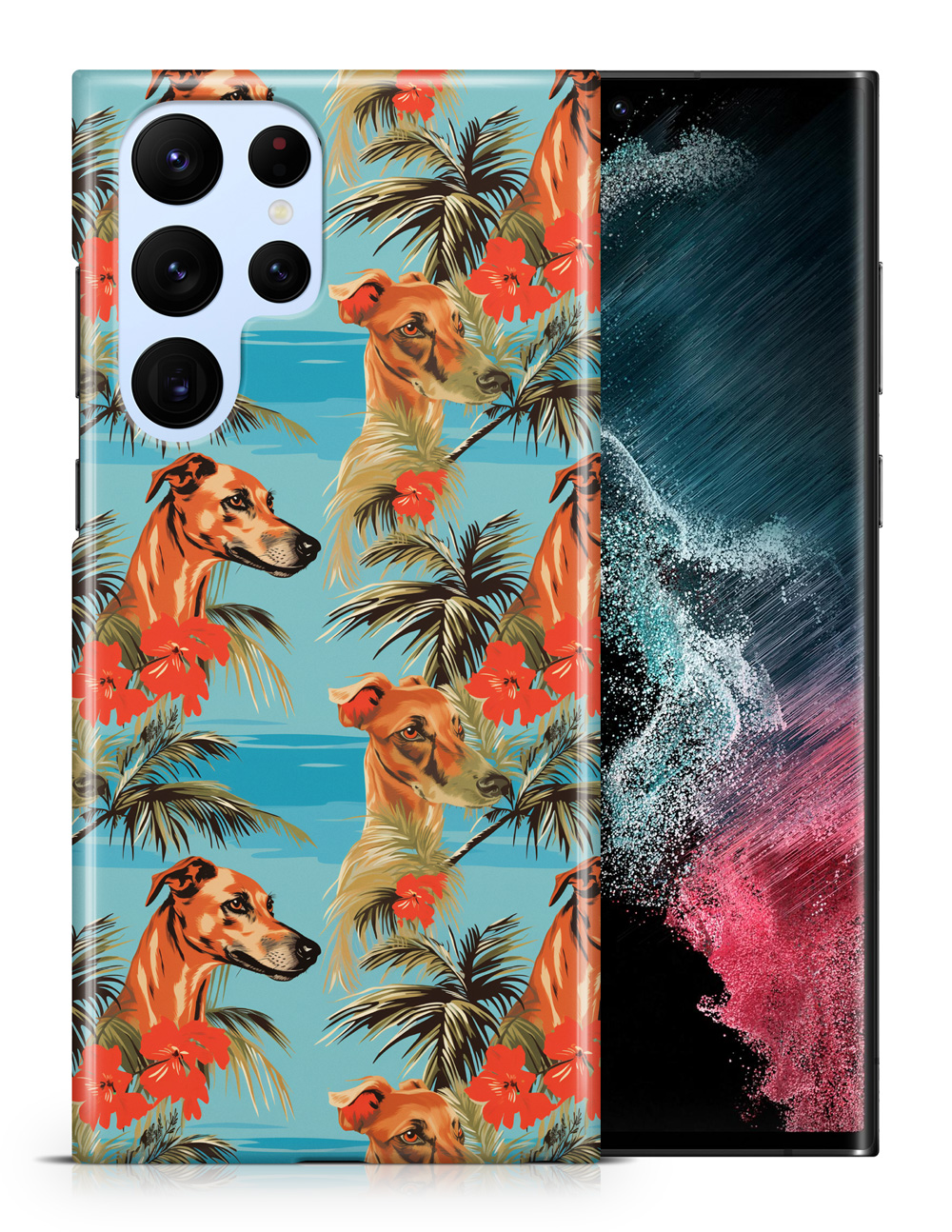 CASE COVER FOR SAMSUNG GALAXY|GREYHOUND PUPPY DOG CANINE PATTERN #A2 - Picture 6 of 20
