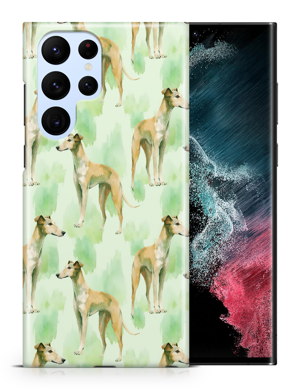 CASE COVER FOR SAMSUNG GALAXY|GREYHOUND PUPPY DOG CANINE PATTERN #A2 - Picture 12 of 20