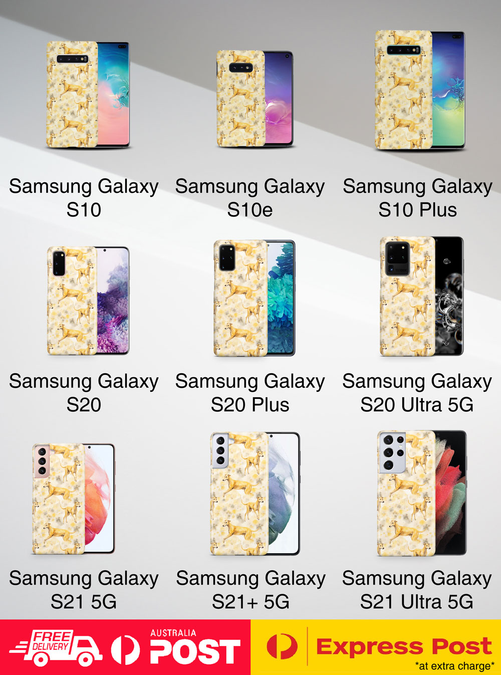 CASE COVER FOR SAMSUNG GALAXY|GREYHOUND PUPPY DOG CANINE PATTERN #A2 - Picture 16 of 20