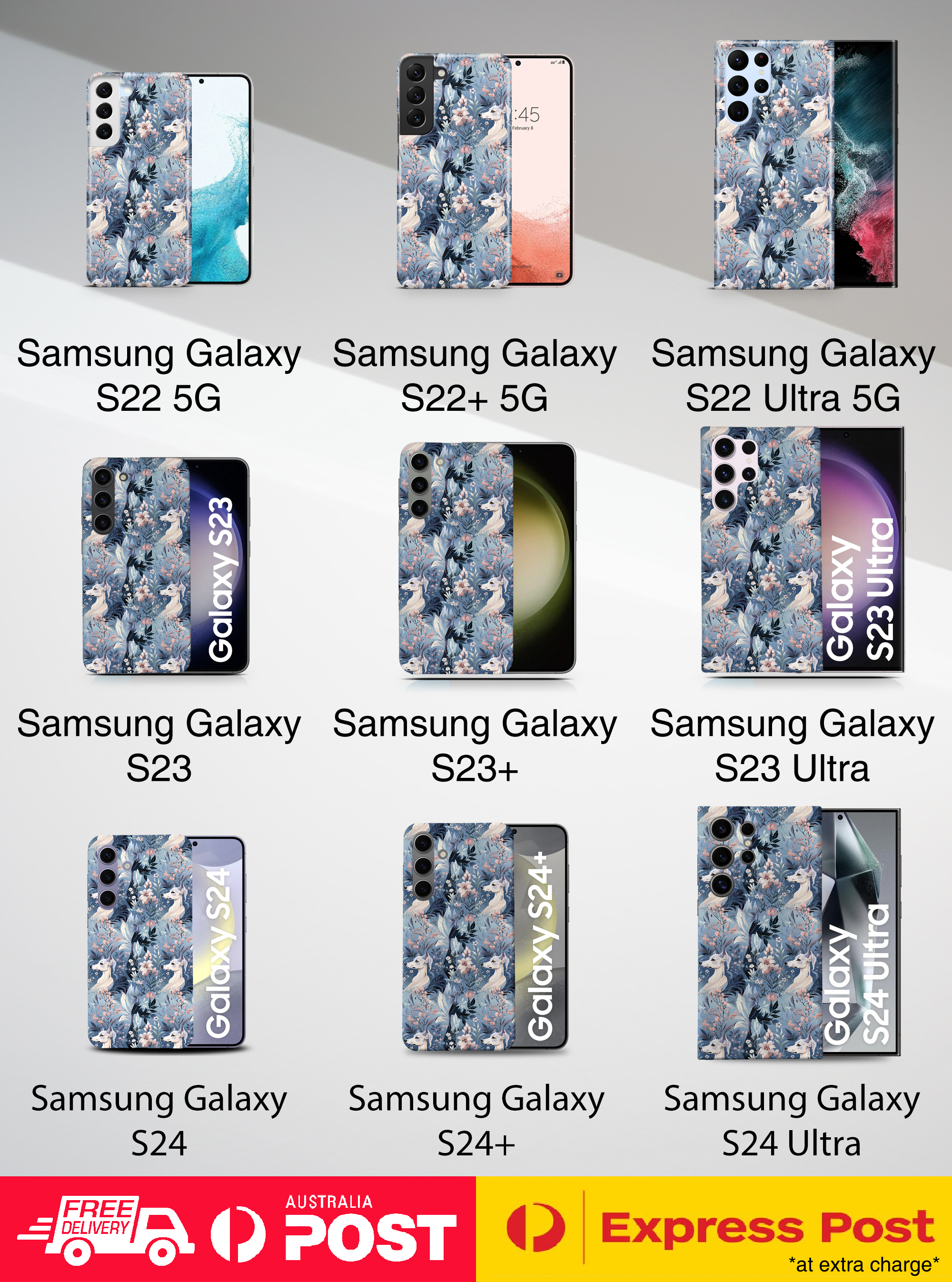 CASE COVER FOR SAMSUNG GALAXY|GREYHOUND PUPPY DOG CANINE PATTERN #A2 - Picture 20 of 20