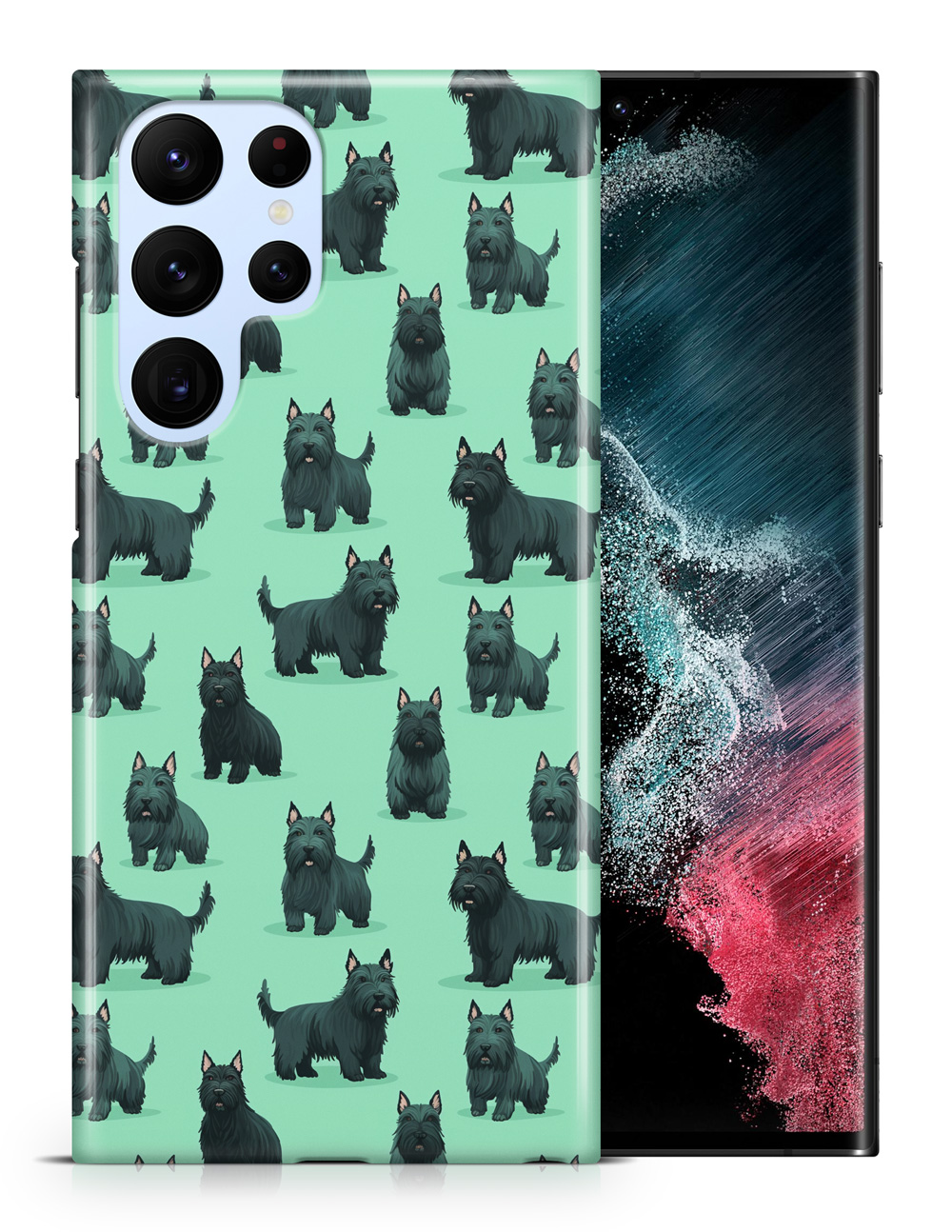 CASE COVER FOR SAMSUNG GALAXY|SCOTTISH TERRIER PATTERN #A2 - Picture 9 of 20