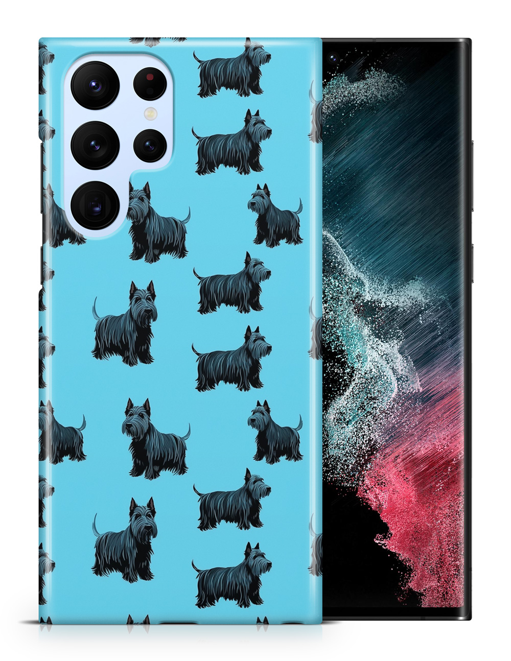 CASE COVER FOR SAMSUNG GALAXY|SCOTTISH TERRIER PATTERN #A2 - Picture 15 of 20