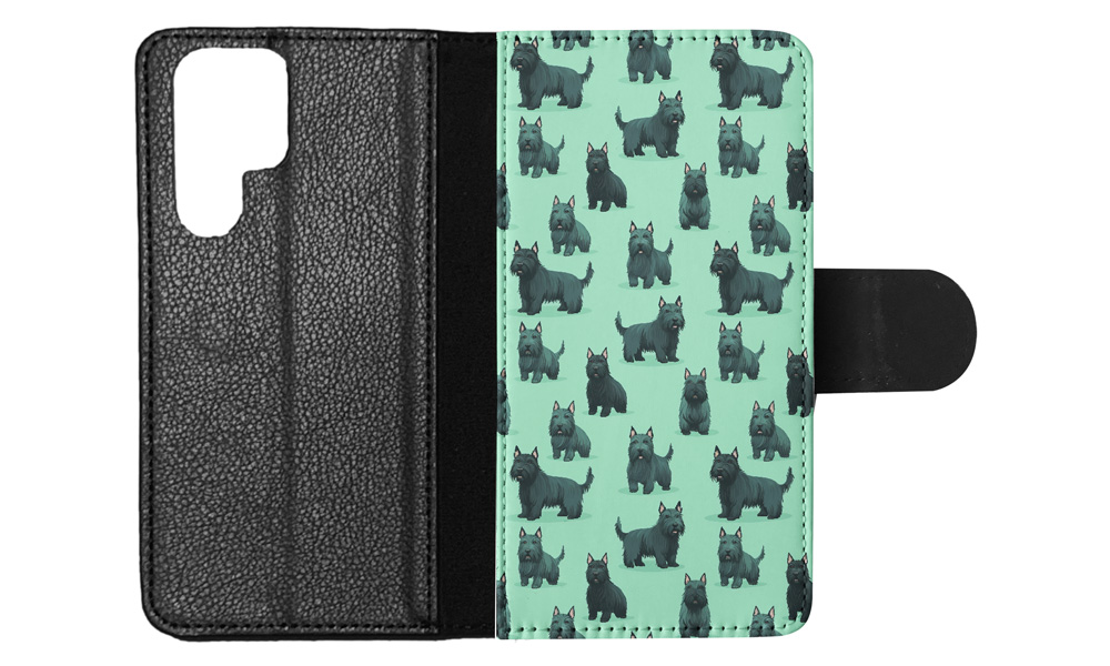 FLIP CASE FOR SAMSUNG GALAXY|SCOTTISH TERRIER PATTERN #A2 - Picture 12 of 36