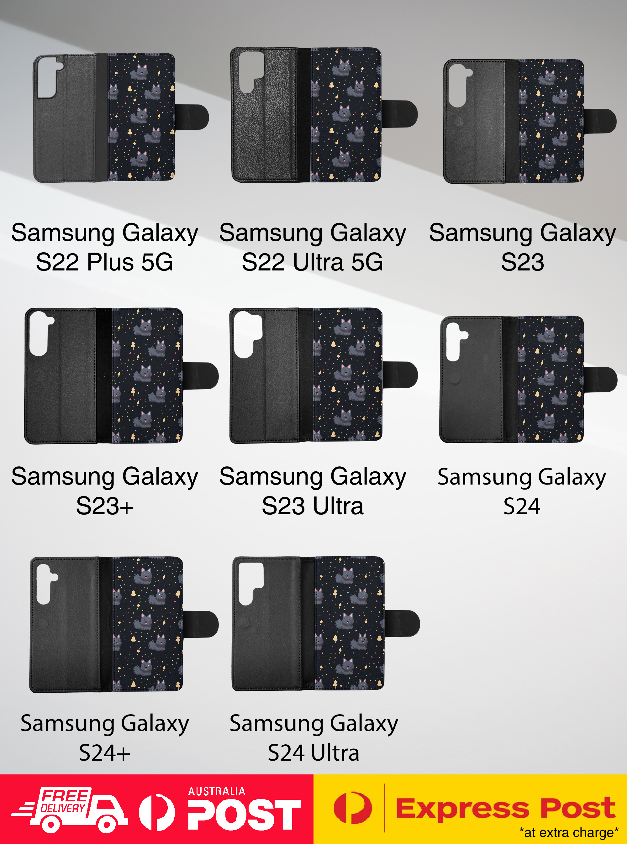 FLIP CASE FOR SAMSUNG GALAXY|SCOTTISH TERRIER PATTERN #A2 - Picture 8 of 36