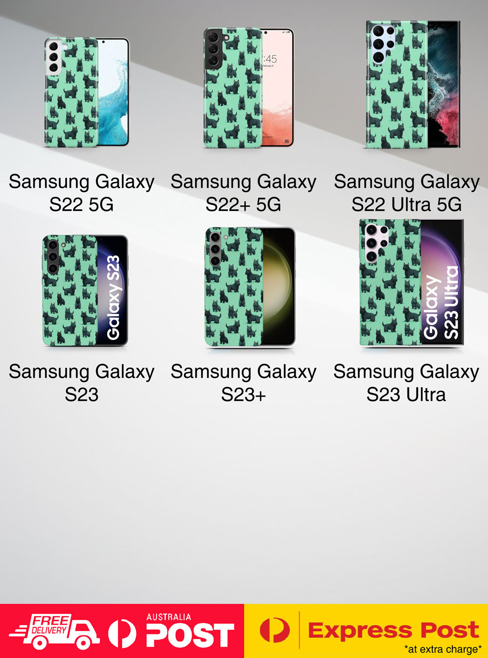 CASE COVER FOR SAMSUNG GALAXY|SCOTTISH TERRIER PATTERN #A2 - Picture 11 of 20