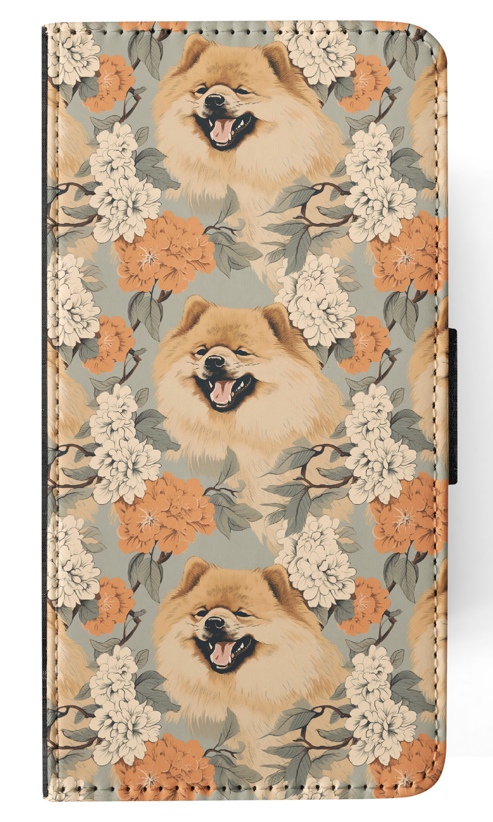 FLIP CASE FOR SAMSUNG GALAXY|CUTE CHOW CHOW PUPPY DOG CANINE PATTERN #A2 - Picture 10 of 36