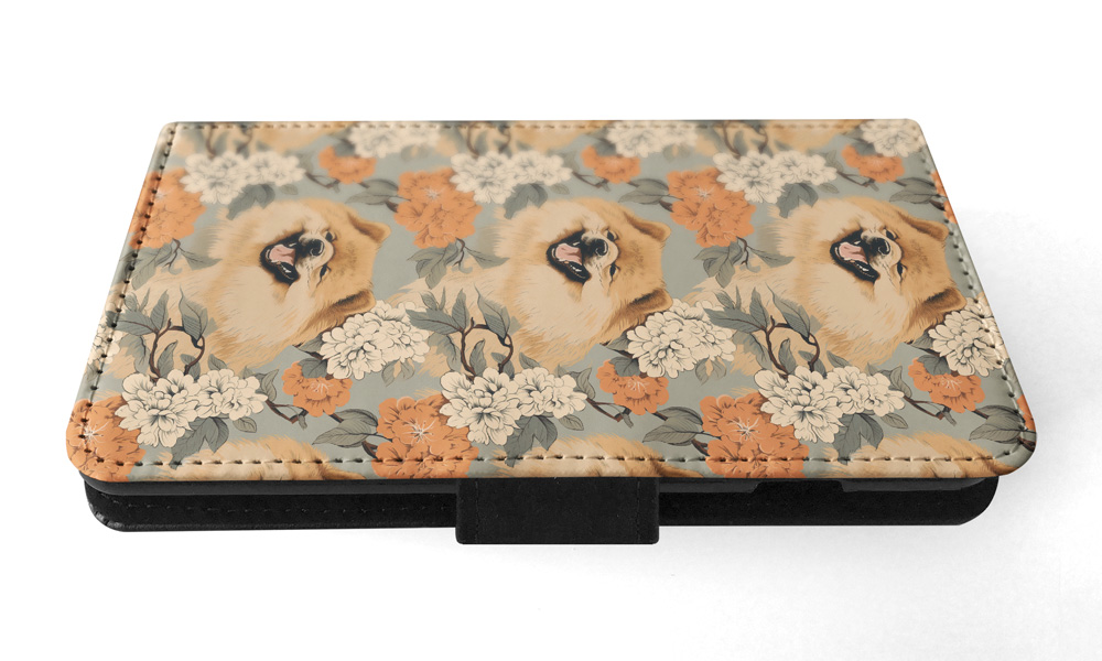 FLIP CASE FOR SAMSUNG GALAXY|CUTE CHOW CHOW PUPPY DOG CANINE PATTERN #A2 - Picture 11 of 36