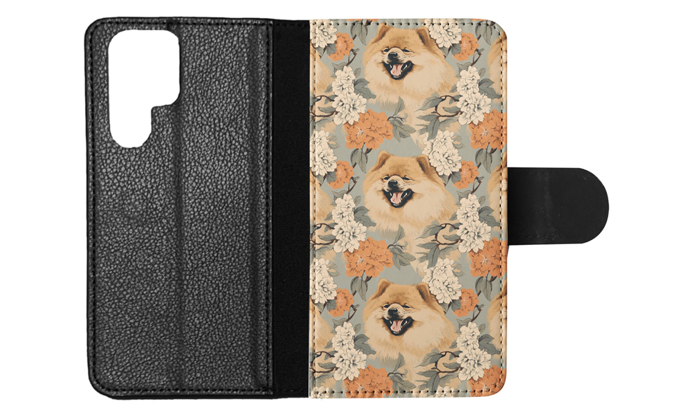 FLIP CASE FOR SAMSUNG GALAXY|CUTE CHOW CHOW PUPPY DOG CANINE PATTERN #A2 - Picture 12 of 36
