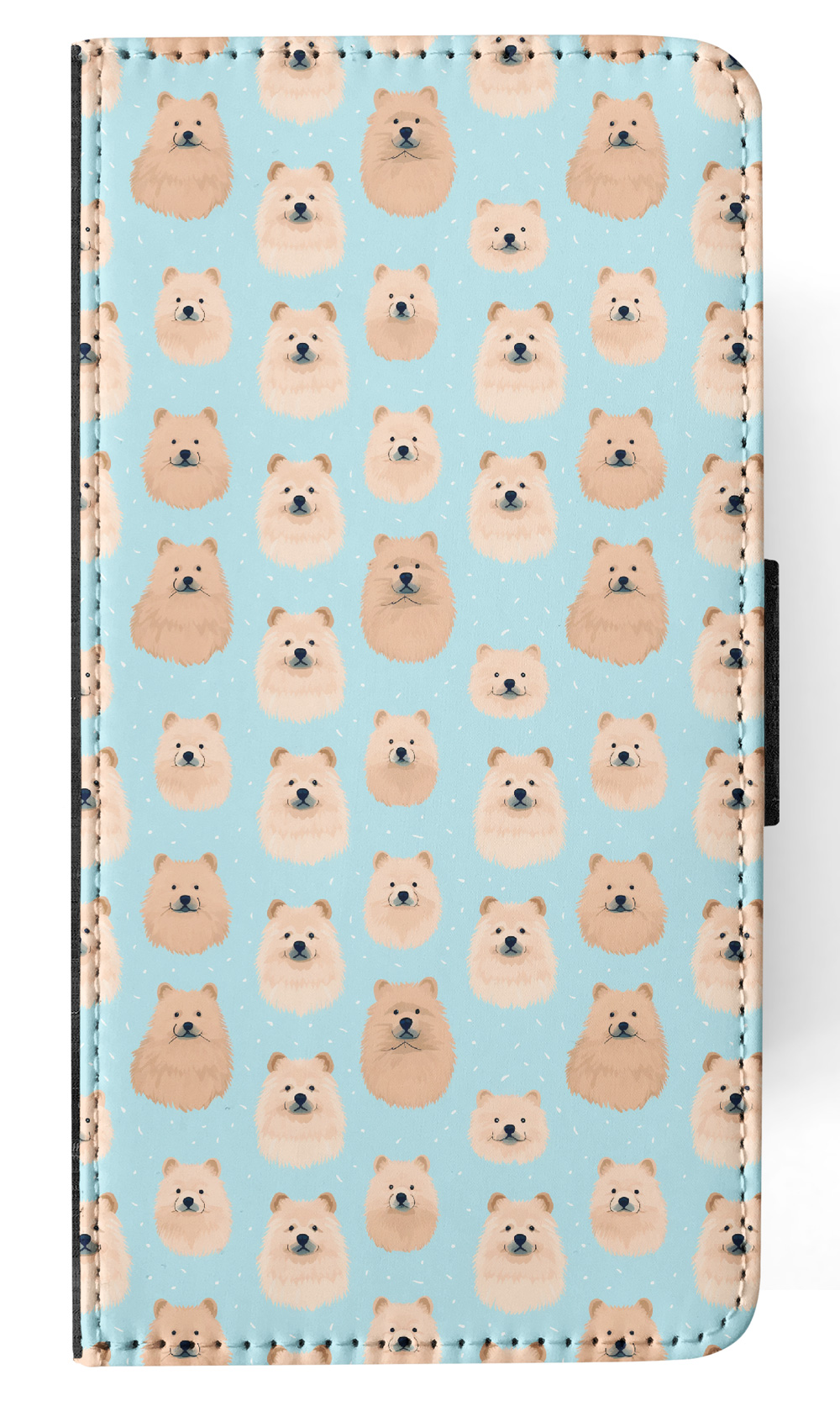 FLIP CASE FOR SAMSUNG GALAXY|CUTE CHOW CHOW PUPPY DOG CANINE PATTERN #A2 - Picture 17 of 36