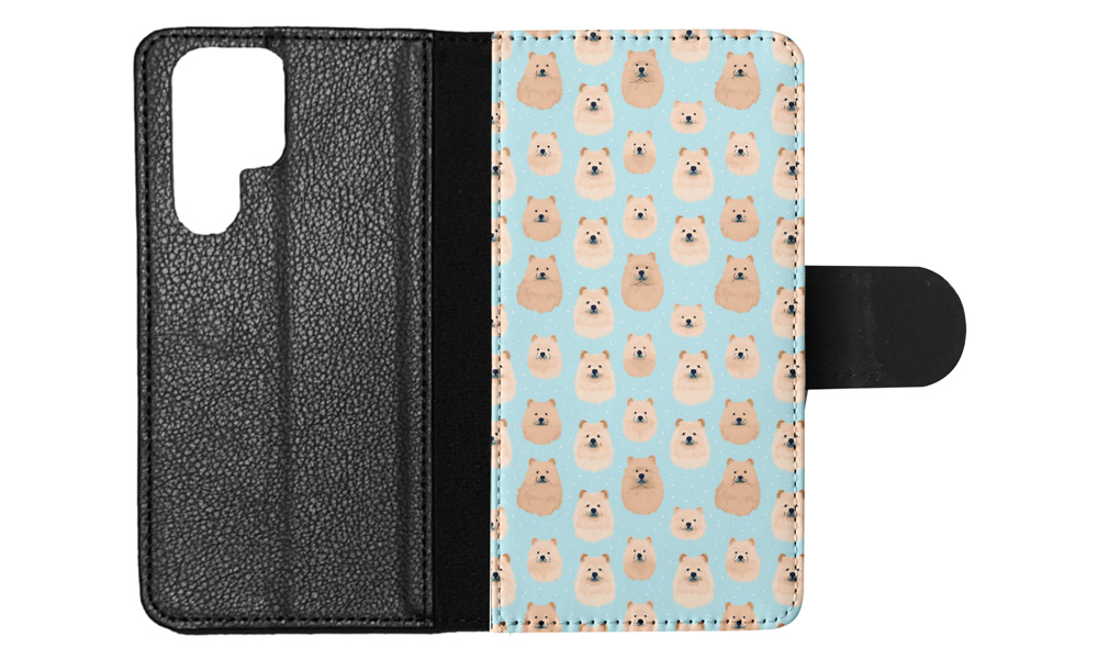FLIP CASE FOR SAMSUNG GALAXY|CUTE CHOW CHOW PUPPY DOG CANINE PATTERN #A2 - Picture 19 of 36