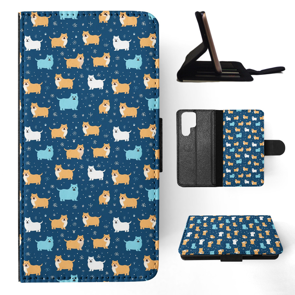 FLIP CASE FOR SAMSUNG GALAXY|CUTE CHOW CHOW PUPPY DOG CANINE PATTERN #A2 - Picture 23 of 36