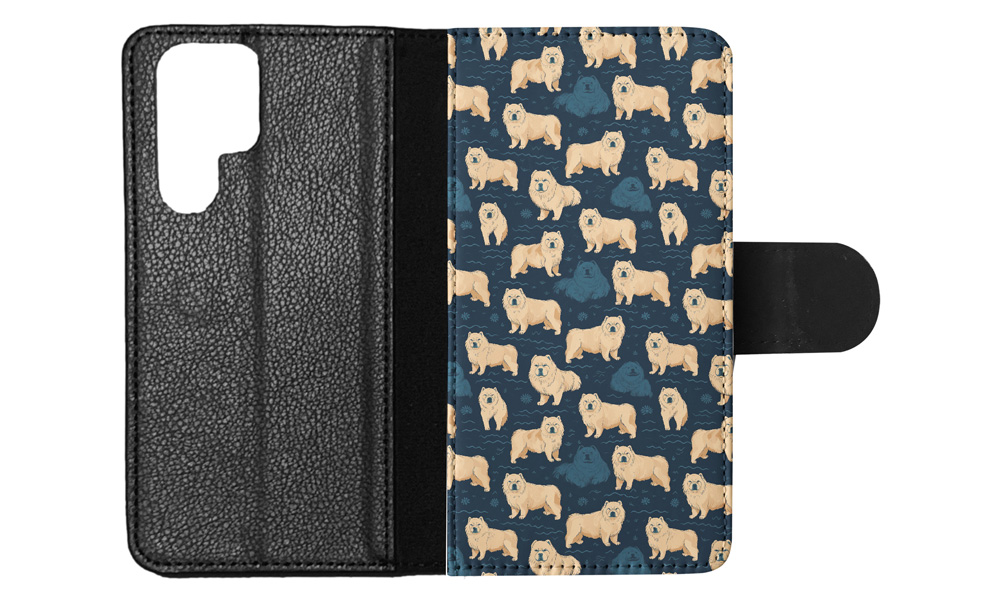 FLIP CASE FOR SAMSUNG GALAXY|CUTE CHOW CHOW PUPPY DOG CANINE PATTERN #A2 - Picture 33 of 36